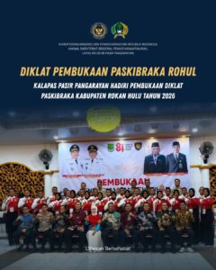 Kalapas Pasir Pangarayan Hadiri Pembukaan Diklat Paskibraka Kabupaten Rokan Hulu Tahun 2026